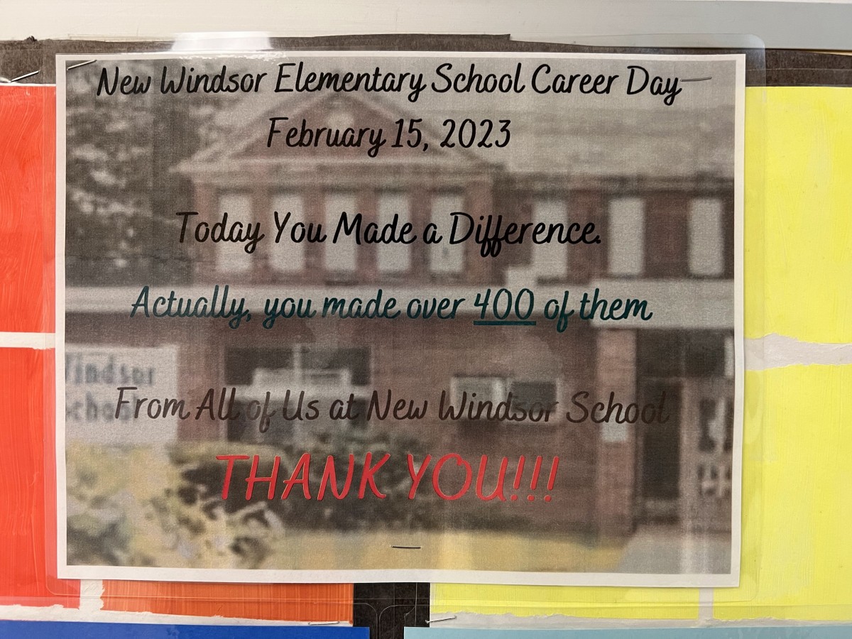 New Windsor School Hosts Career Day 2023 New Windsor Elementary